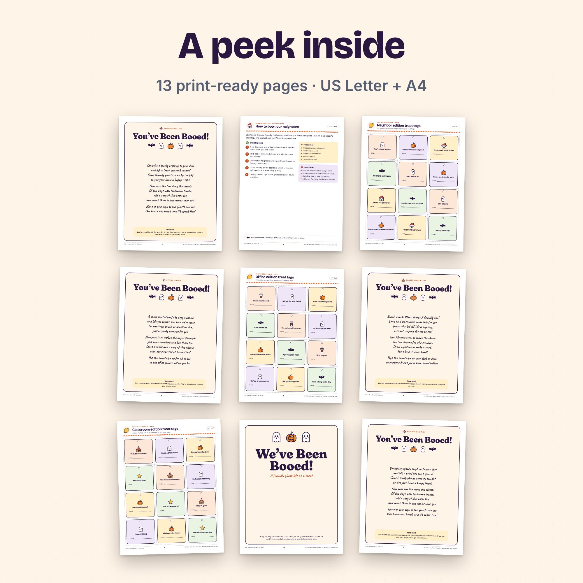You’ve Been Booed Kit, preview 3 of 4 (opens full size)